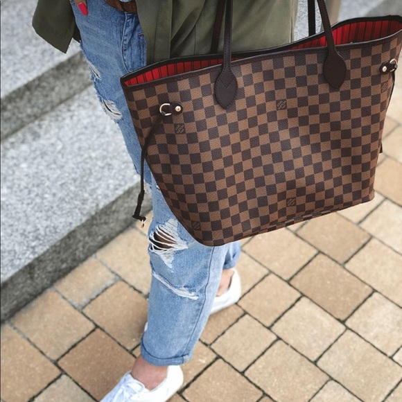 Louis Vuitton Handbags - Louis Vuitton neverfull Damier Ebene MM